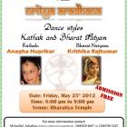 Nritya Aradhana Program at The Bharatiya Temple, Troy on May 25th