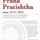 Bharatiya Temple Troy celebrates Prana Pratishta: June 13 - 17, 2012